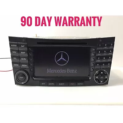  MER007  03-08 Mercedes W211 E320 E55 CLS500 Radio Navigation Head Unit OEM • $215