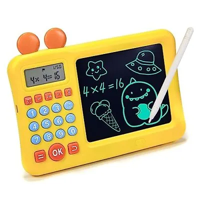 Math Games With LCD Writing TabletCalculator Games For KidsEducational Math  • $14.54