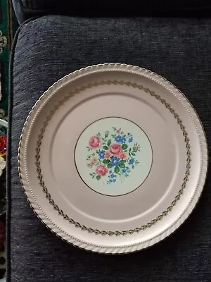 Vtg Monticello By Steubenville Plate -Soft   Pink  Gold Trim • $12.99