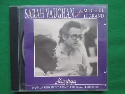 Sarah Vaughan With Michel Legrand - Remastered - 1990 Mainstream - Cd • £10.99