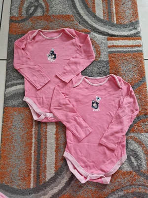 £3 • Buy Baby Girl Toddler Little Mole Print Long Sleeve Vests 24-36 Months Pack Of 2