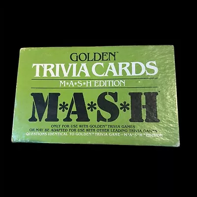 Mash Trivia Card Game Edition 1984 Golden 100% Complete Tv Series Show Vintage • $4.07