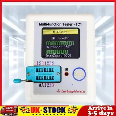 Component Tester Colorful Display Electronic Tester Convenient For Diode Triode • £15.38