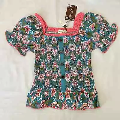 NWT Matilda Jane Set Palmer Smocked Peasant Top & Lake Marble Shorts Set… • $75