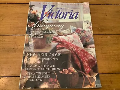 Bliss Victoria Magazine Oct 1999 Antiquing Flea Market Decor Antiques Fashion • $3.99