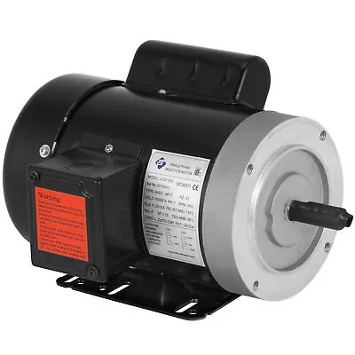 VEVOR 1 HP Electric Motor 56C Frame 115/230V 3600 Rpm Single Phase 120156C • $99.99