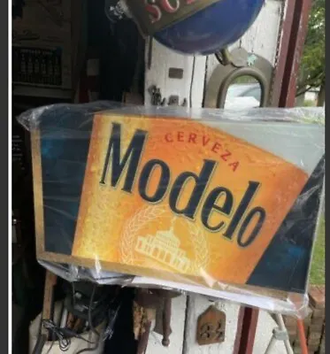 Modelo Beer Cerveza Motion Led Beer Sign New Box Bar Display Light Rare Ufc • $224.80