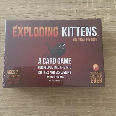 $29.99 • Buy New EXPLODING  KITTENS  Card Game 2-5 Players Family Adults Teens Kids 7+ Sealed