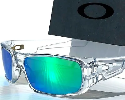 NEW* Oakley Crankshaft CLEAR POLARIZED Galaxy JADE Iridium Sunglass 9239 • $108.88