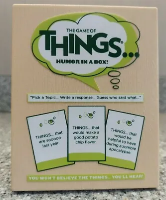 $5.39 • Buy The Game Of Things Humor In A Box! #7708 2014 Patch Products