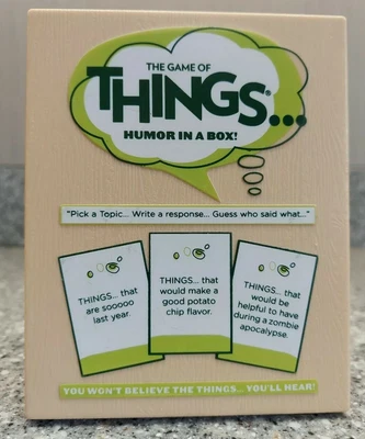 $5.39 • Buy The Game Of Things Humor In A Box! #7708 2014 Patch Products