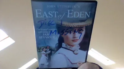 East Of Eden- Jane Seymour Disc 1 Of 3 Is Missing Vgc 2 Discs Only And Sleeve • £6.06