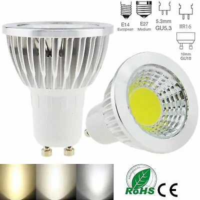 Dimmable LED Spotlight COB Epistar Bulb GU10 MR16 GU5.3 B22 6W 9W 12W 15W Lamp E • $3.29