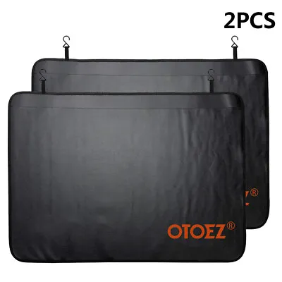 2PCs Automotive Mechanic Magnetic Fender Cover Mat Pad Protector With 2 Hooks • $17.85