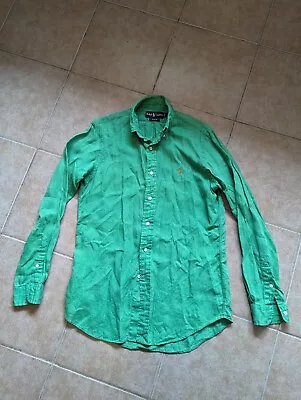  Polo Ralph Lauren Linen Shirt Mens Sz-S Authentic • $19.99