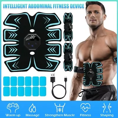 EMS Abdominal Muscle Core Toning Trainer Stimulator Toner Tactical Belly Shaper • $22.99