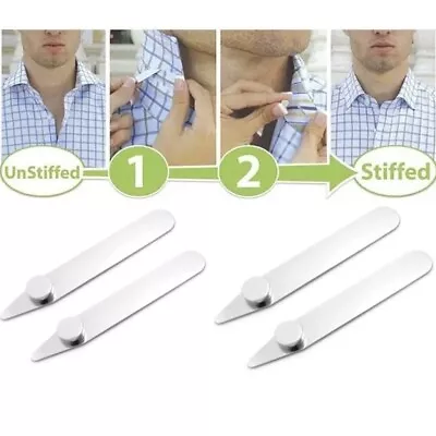 Magnetic Collar Stays For Men’s Dress Shirt • $8.99