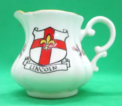 Lincoln Crestware China Cream Milk Jug • £4.99