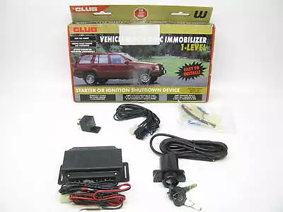 The Club E00270 Universal Vehicle Electronic Anti-theft Immobilizer Kit 1-Level • $19.99