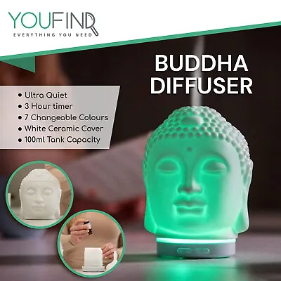 $49.95 • Buy Ultra Quiet Aromatherapy Buddha Diffuser Air Humidifier Purifier Essential Oil