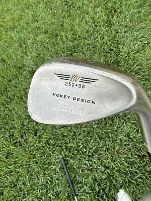 Titleist Vokey Design BV 252-08 52° Gap Wedge Steel Shaft RH  • $29.99