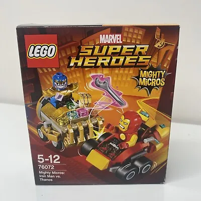 1 X LEGO Marvel Super Heroes 76072 Mighty Micros: Iron Man Vs. Thanos (BNIB) • $39.99