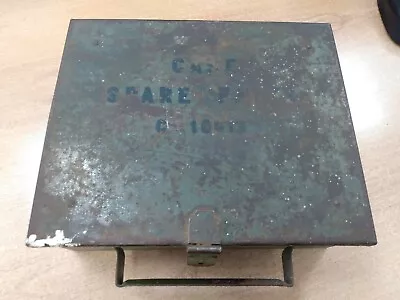 Vintage Army/Military C 10613 Metal Box  Case Spare Parts  • £25