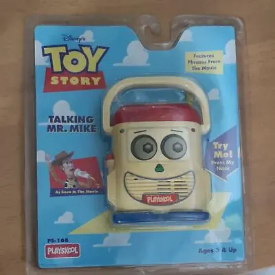RARE!! TOY STORY MR.MIKE Blister Pack Talking Action Figure PLAYSKOOL USED • $196