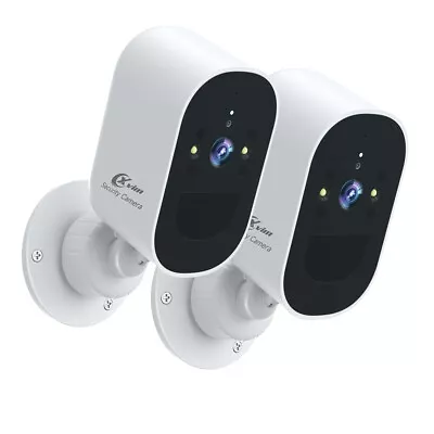 XVIM 4MP Wireless Security Camera Home Wi-Fi Battery Camera Waterproof Outdoor • $27.89