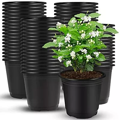 150 Pcs 4  Plastic Plants Nursery Pot Seed Starting Pots For Succulent Cutting • $25.45
