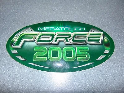 Megatouch Force 2005 Arcade Side Art Decal NOS • $35