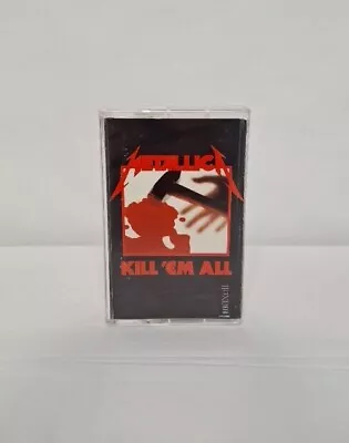 Metallica Kill'em All Rare 90's Cassette Tape Elektra/Asylum Records Tested VG+ • $15.46