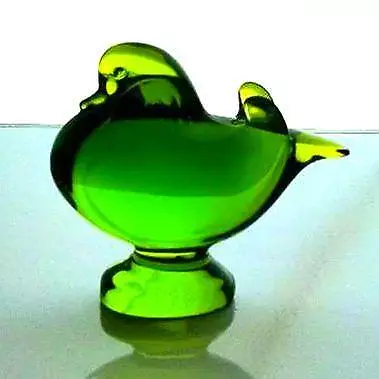 Baccarat Bird Mandarin Duck Starling Green • £161.44