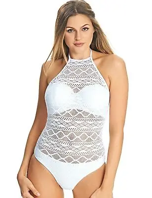 Freya Sundance High Neck Swimsuit 3974 Underwired Swimming Costume Swimwear • £30