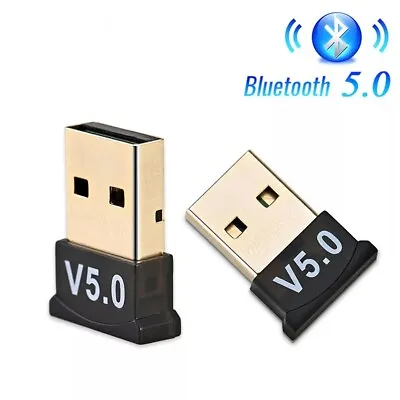 USB Bluetooth 5.0 Wireless Audio Music Stereo Adapter Dongle Receiver For TV PC • $3.45