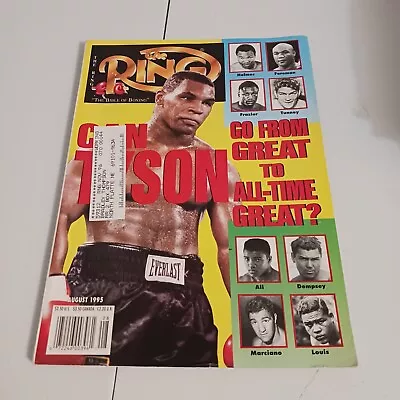 The Ring Magazine August 1995 Mike Tyson The Bible Of Boxing  • $18.99