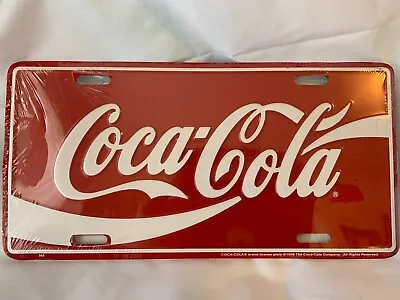 Coca-Cola Novelty Metal Licence Plate/Metal Sign 1998 30cm Long X 15.5cm High • $19.99