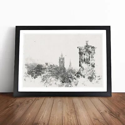 View Of Edinburgh Skyline Wall Art Print Framed Canvas Picture Poster Decor • £24.95