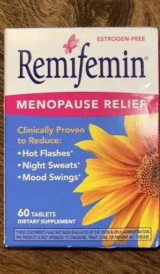 Remifemin Menopause Relief - 60 Tablets Exp:05/2025 • $49.99