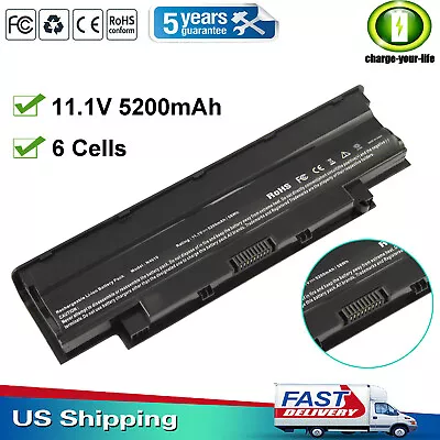 J1KND Battery For Dell Inspiron N4010 N4110 N5050 N5110 N7110 M5030 M4040 04YRJ • $14.89