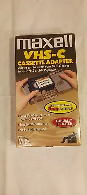 Maxell VHS-C Cassette Adapter VP-CA • $24.99