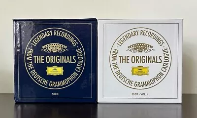 Deutsche Grammophon The Originals – Parts 1 & 2 – 2 Box Sets – 100 CDs • $324.95