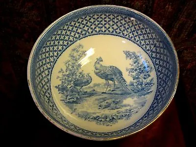 Antique Blue & White Bowl Large Corona Ware Chantilly  C 1920 S.hancock & Sons • $61.98