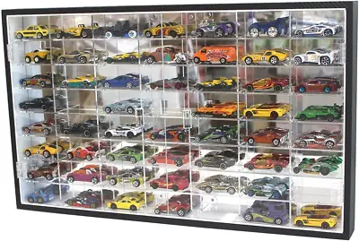 DisplayGifts 1/64 Scale Toy Cars Hot Diecast Wheels Matchbox Display Case Shelf • $105.45