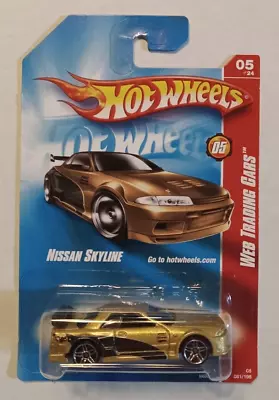 Hot Wheels 2008 Web Trading Cars #5/24 Nissan Skyline Collector # 081/196 GB • $33.80