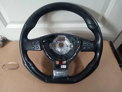 2005-2009 MK5 VW Golf GTI Flat Bottom Leather Steering Wheel 6 Spd Manual • $150