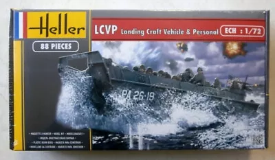 1/72 LCVP Landing Craft Vehicle & Personal Heller 79995 Plastic Model Kit • $19.60