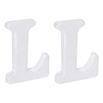 £3.75 • Buy Foam Letters L Letter EPS White Polystyrene Letter Foam 100mm/4 Inch, Pack Of 2