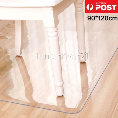$29.95 • Buy Carpet Floor Chair Mat Office Chairmat Vinyl Plastic Protector Wood 120*90cm AUS