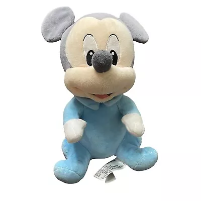 Disney Parks Baby Mickey Mouse Stuffed Plush Blue 11  • $5.99